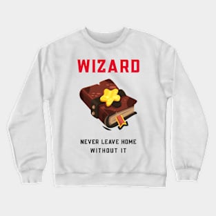 TableTop RPG Dungeons and Dragons Wizard Spell Book Crewneck Sweatshirt